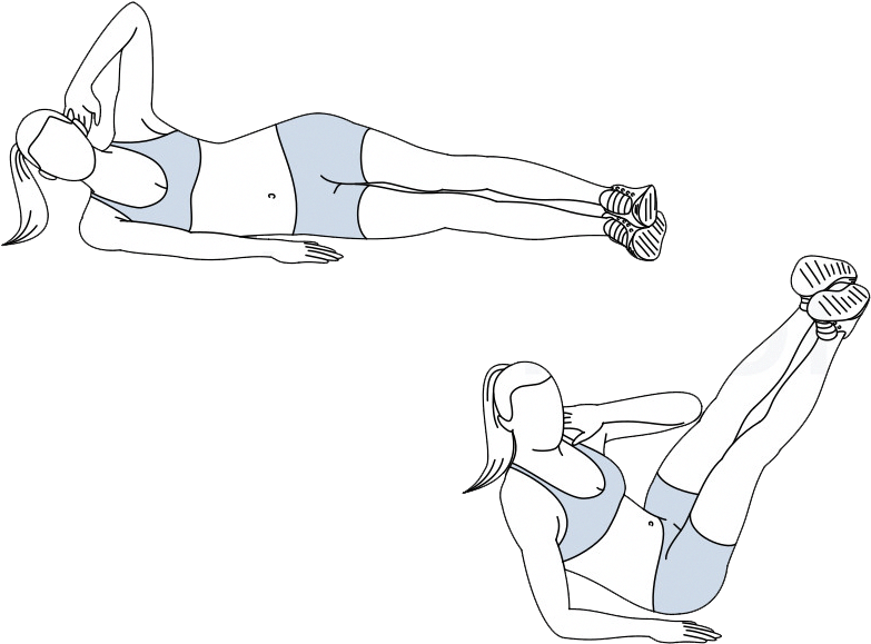 How To Get 6 Pack Abs Women, 6 Pack Abs Women, Girls - Sketch Clipart (837x635), Png Download