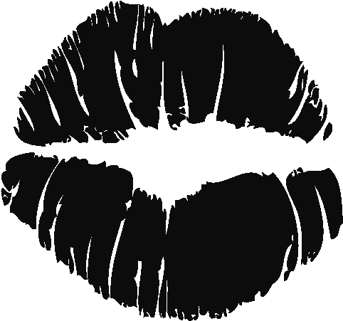 Adesivo De Parede Beijo - Kiss Mark Clipart (600x600), Png Download
