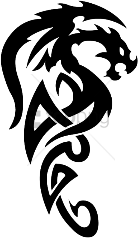 Henna Tattoo Designs Dragon Clipart (480x811), Png Download