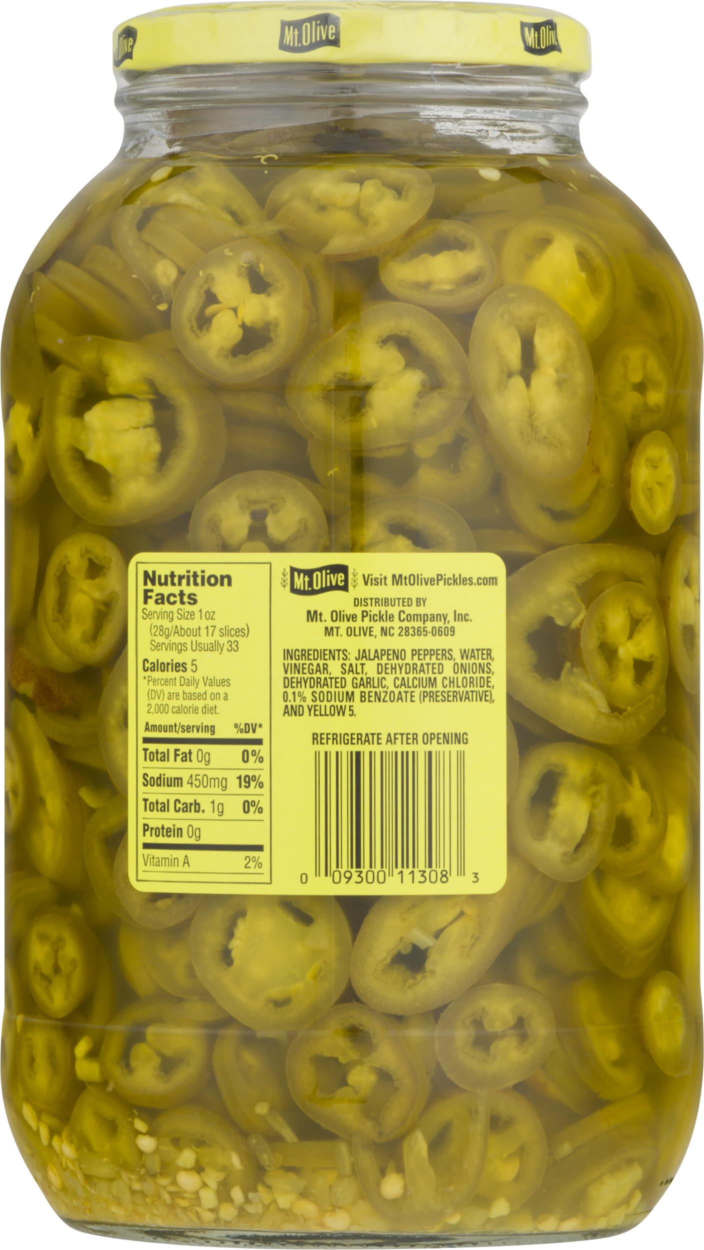 Mt Olive Pickled Jalapenos Clipart (1409x2500), Png Download