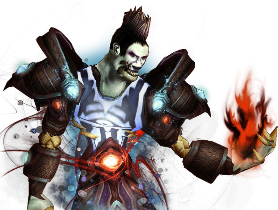 Wow Mage Png - World Of Warcraft Undead Png Clipart (900x681), Png Download
