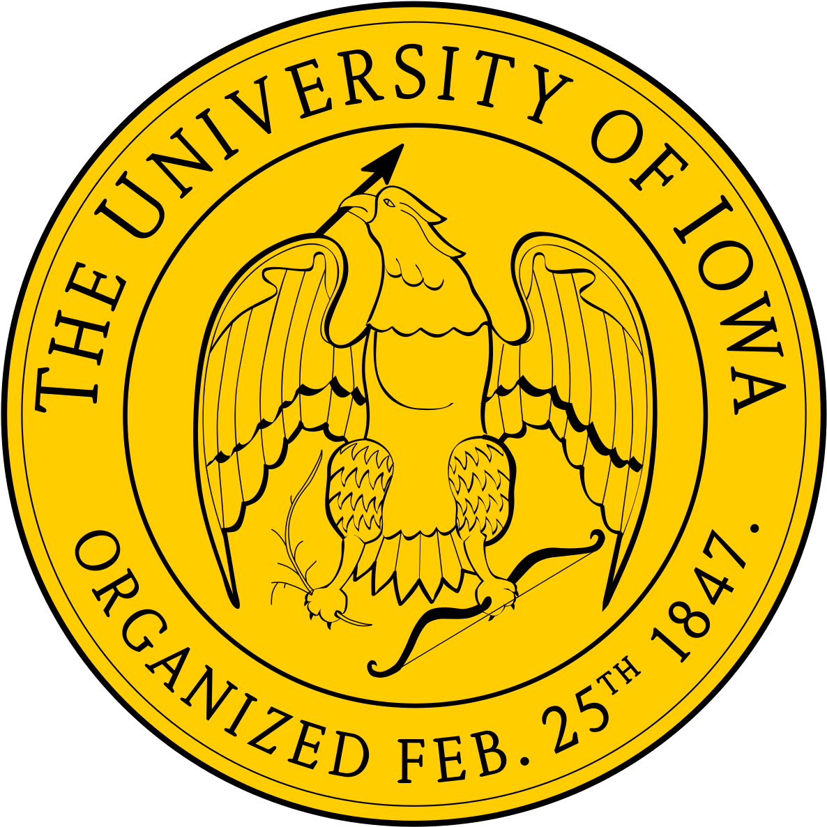 The University Of Iowa - Manila Theological College Logo Clipart (1200x1200), Png Download