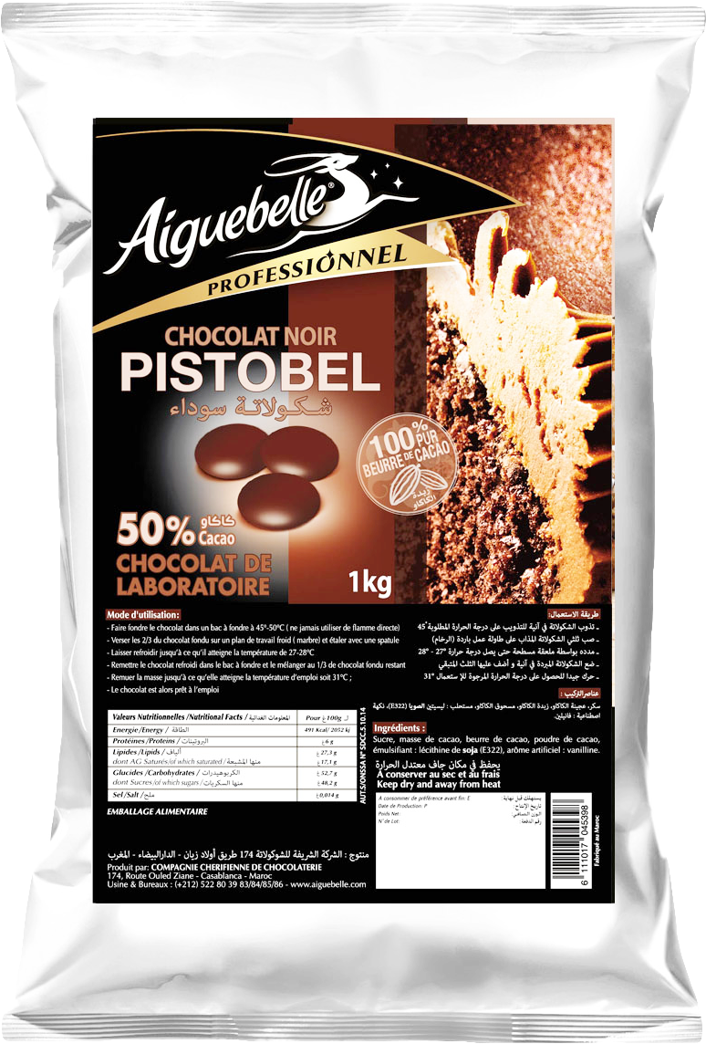 Aiguebelle Pro Pistobel Dark Chocolate - Whole Grain Clipart (810x1188), Png Download