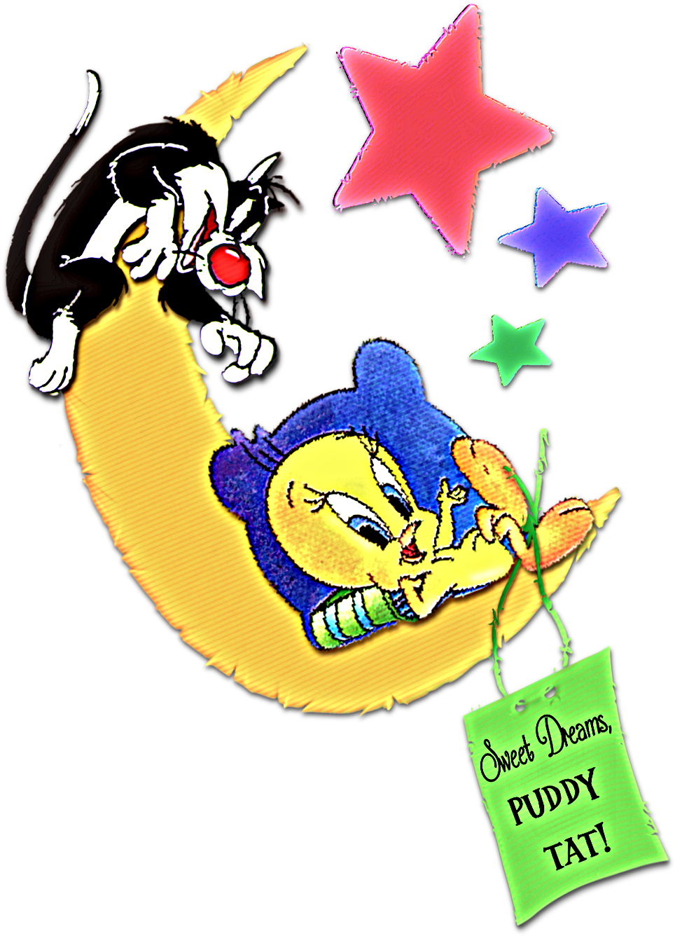 Tweety Bird B Clipart (988x1380), Png Download