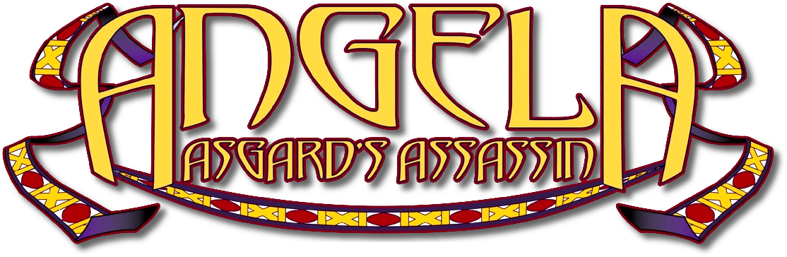 Hawkeye Logo Png Marvel - Angela Clipart (1127x410), Png Download