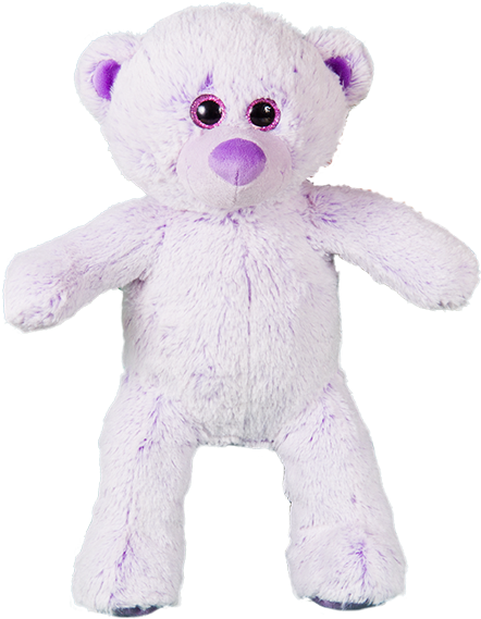 Lavender Bear - Teddy Bear Clipart (520x600), Png Download