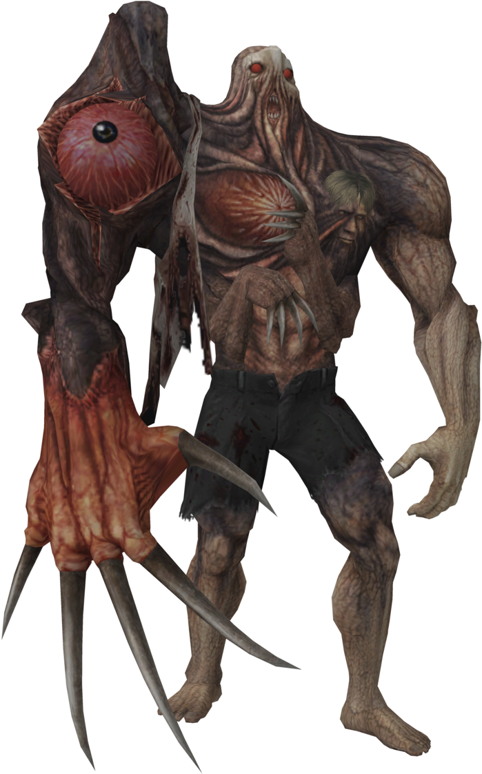 Birkin Attacks Mr - Resident Evil William Birkin Form 2 Clipart (708x1129), Png Download