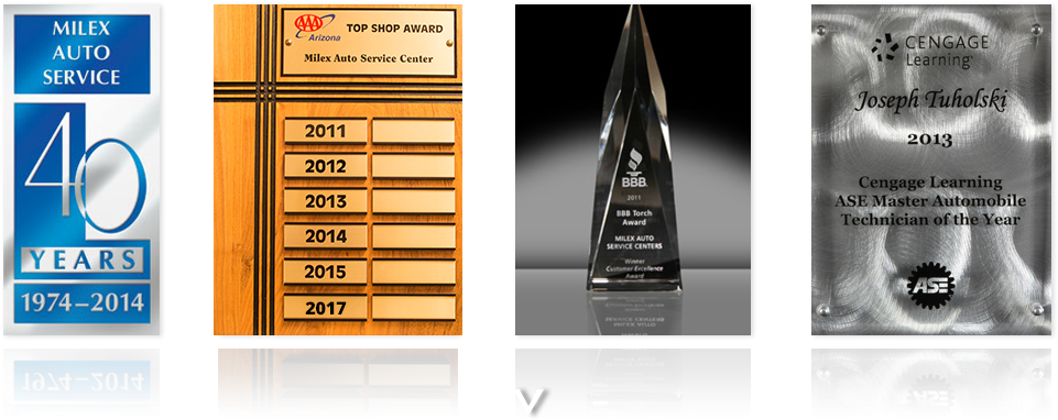 Milex Auto Has Received A Variety Of Awards For Our - Trophy Clipart (1140x406), Png Download