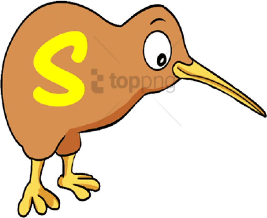 Free Png Kiwi Bird Front View Animated Png Image With Clipart (851x848), Png Download