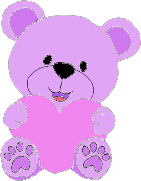 Teddy Clipart Pink - Teddy Bear - Png Download (720x960), Png Download