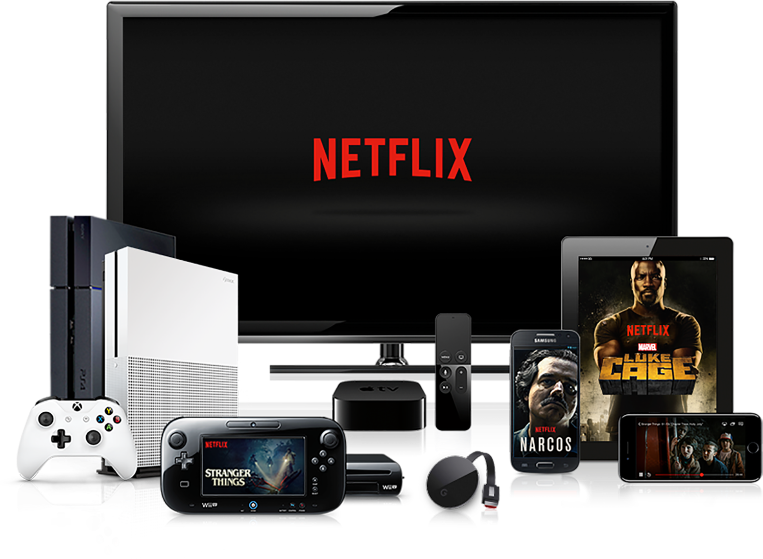 Netflix Is Everywhere That Is, You Can Watch It On Clipart (1600x1200), Png Download
