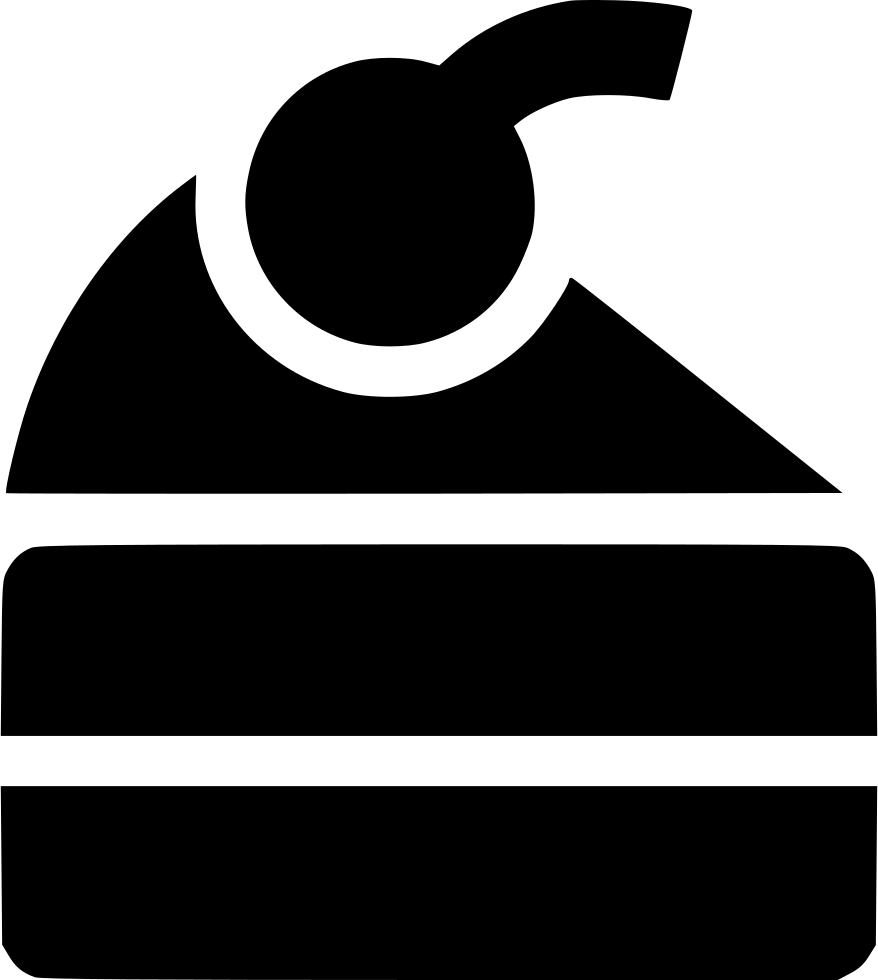 Cake Piece Comments Clipart (878x980), Png Download