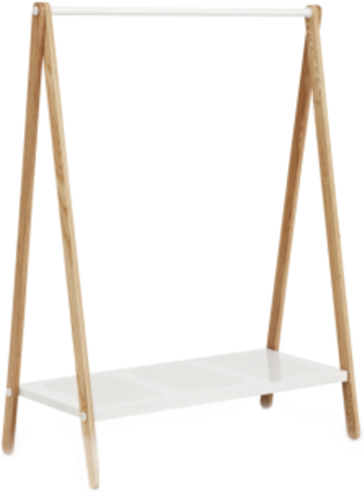 Toj Clothes Rack White, Large - Plywood Clipart (600x600), Png Download