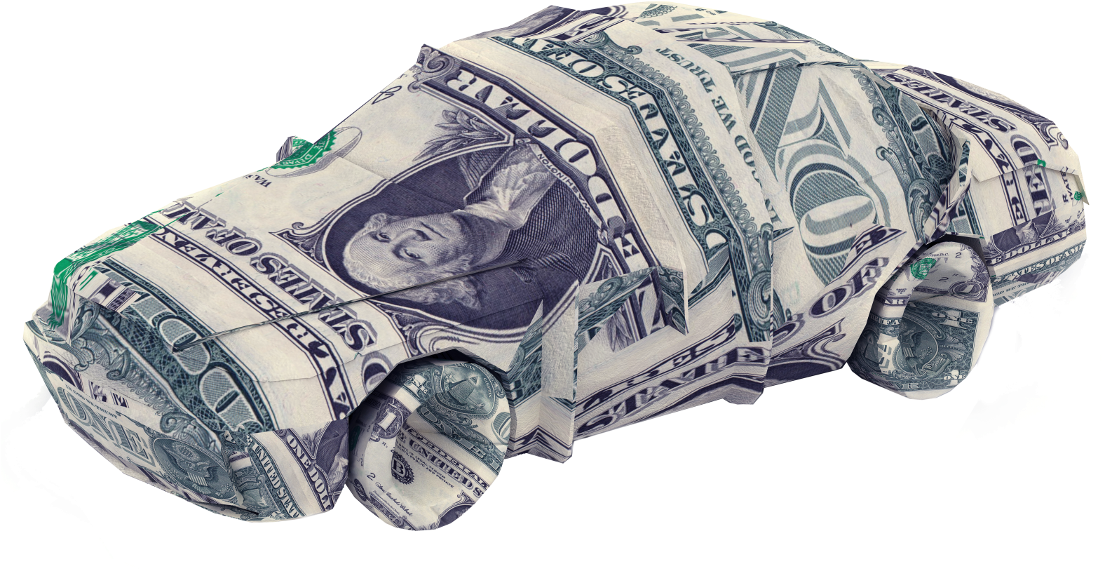 Car - Car Money Clipart (1600x1067), Png Download
