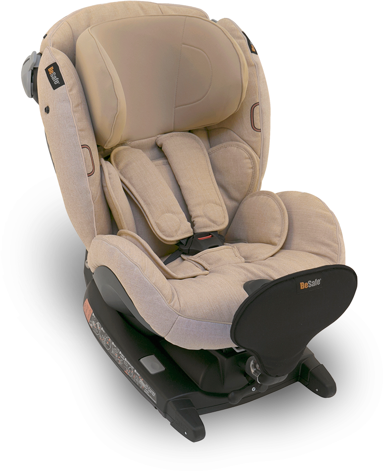 Izi Combi X4 Isofix - Besafe Izi Combi X4 Isofix Ivory Melange Clipart (1111x976), Png Download