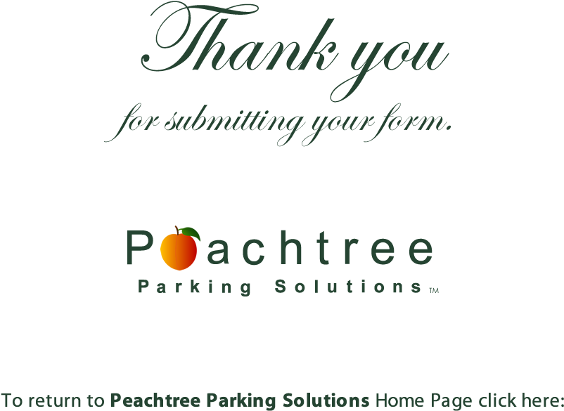Peachtree Parking Solutions - Calligraphy Clipart (838x695), Png Download