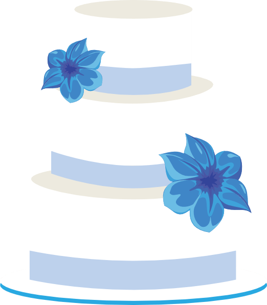 Cake No Background Clip Art At Clker - Transparent Background Wedding Cake Clipart - Png Download (522x597), Png Download