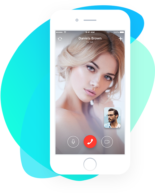 Objective-c And Swift Sdk And Code Samples For Iphone, - Video Chat React Native Clipart (500x650), Png Download