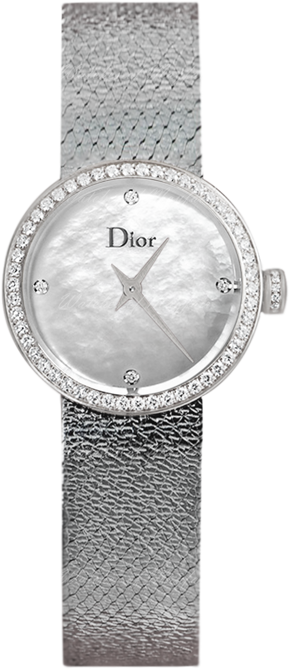 New Dior La D De Dior Satine 25mm Quartz Cd047111m001 - Analog Watch Clipart (1400x1400), Png Download