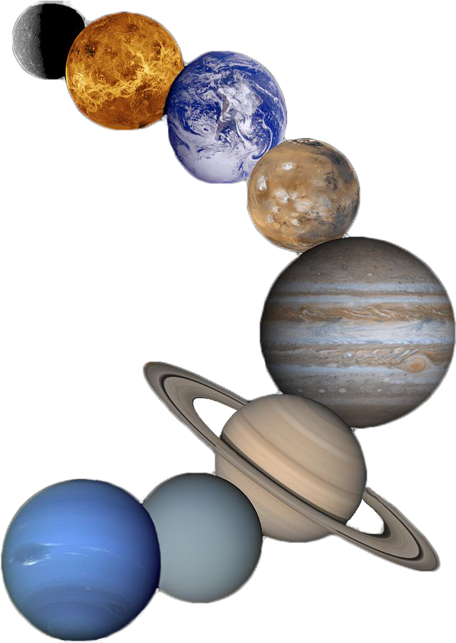 Solar System Planets Png , Png Download - Our Solar System Png Clipart (649x914), Png Download