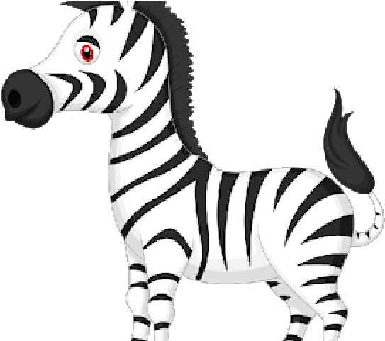 Transparent Background Cartoon Zebra Transparent Clipart (640x480), Png Download