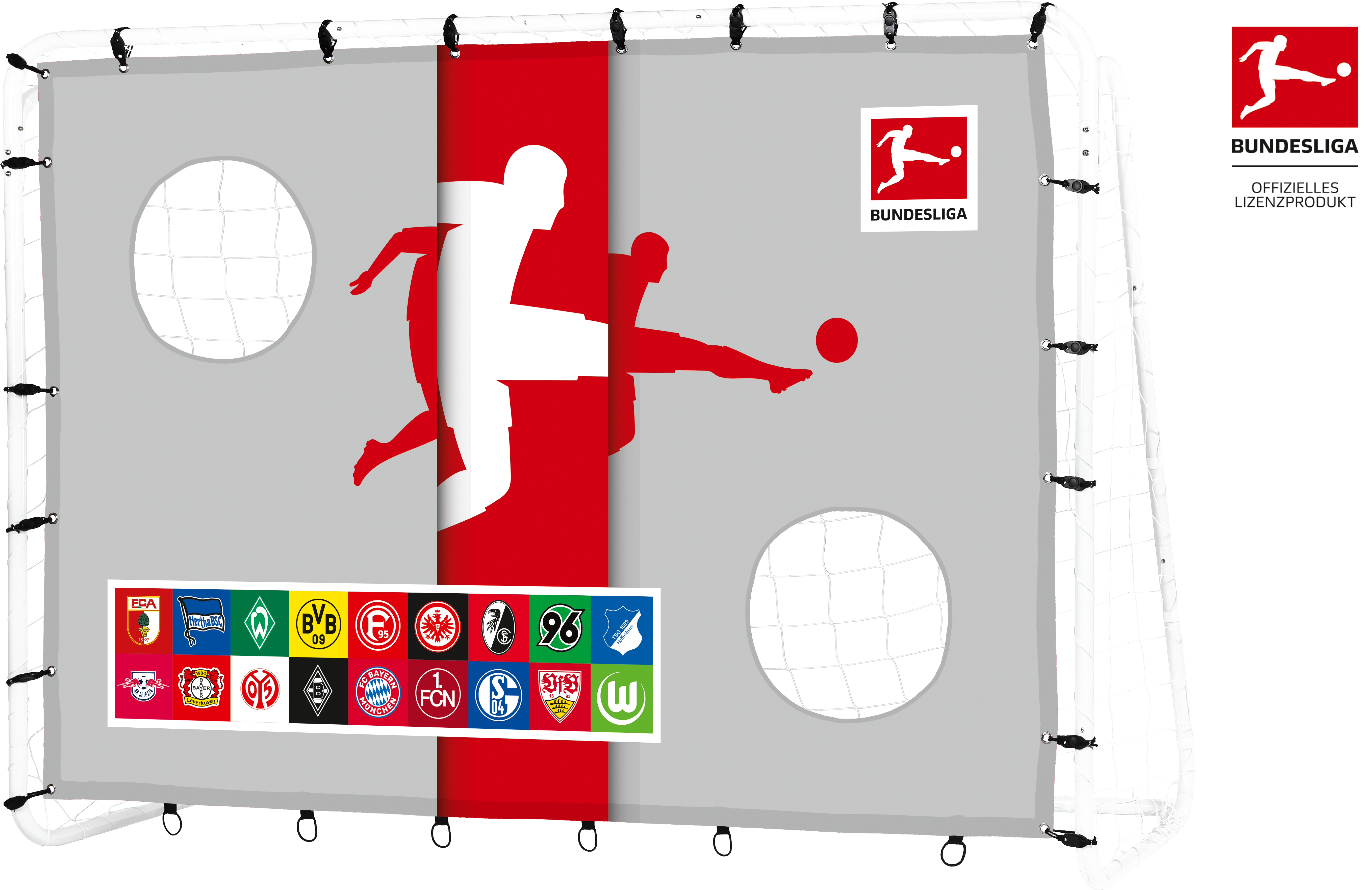 Bundesliga Football Goal "play" - Billboard Clipart (5434x3525), Png Download