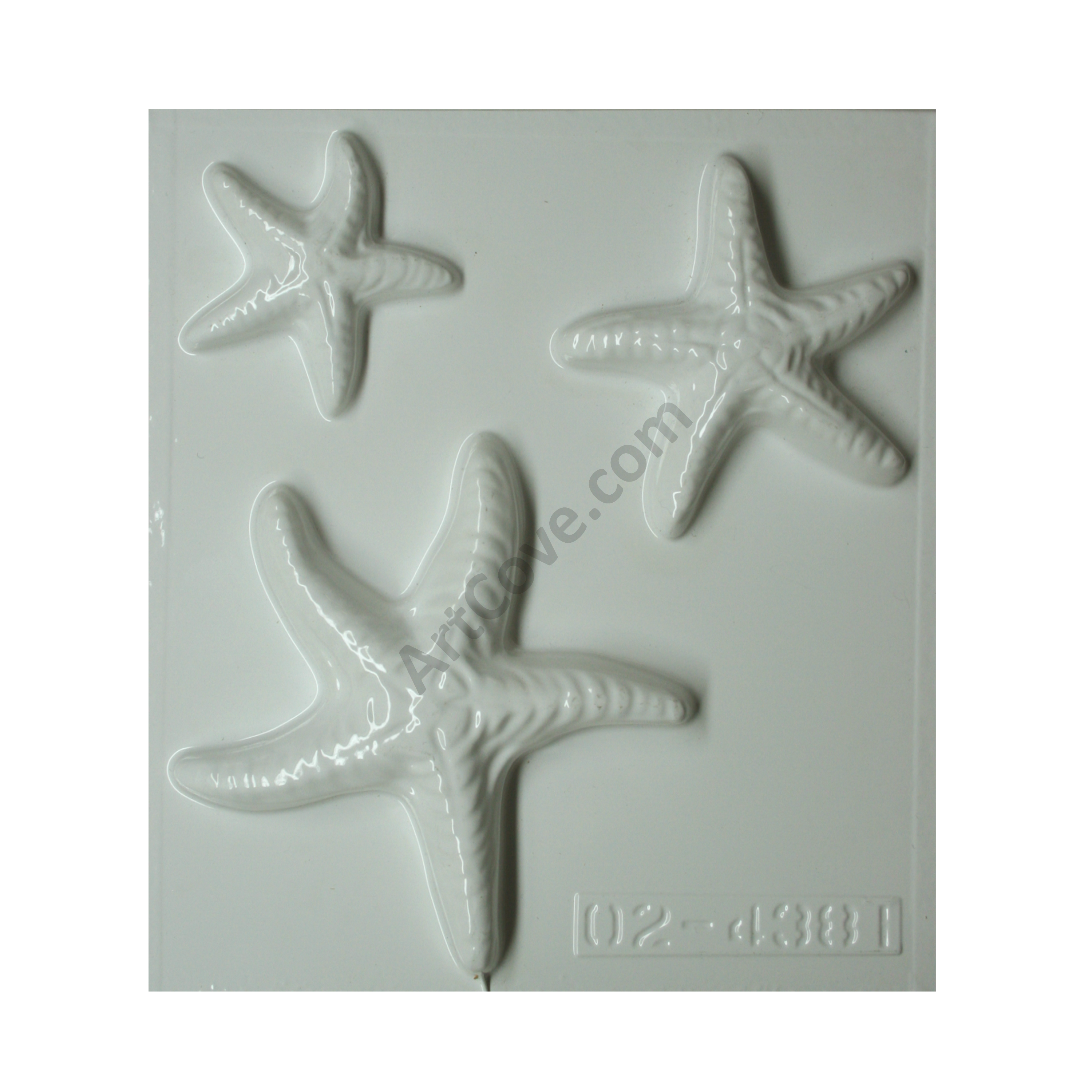 3 Starfish Plaster Mold - Starfish Clipart (3000x3000), Png Download