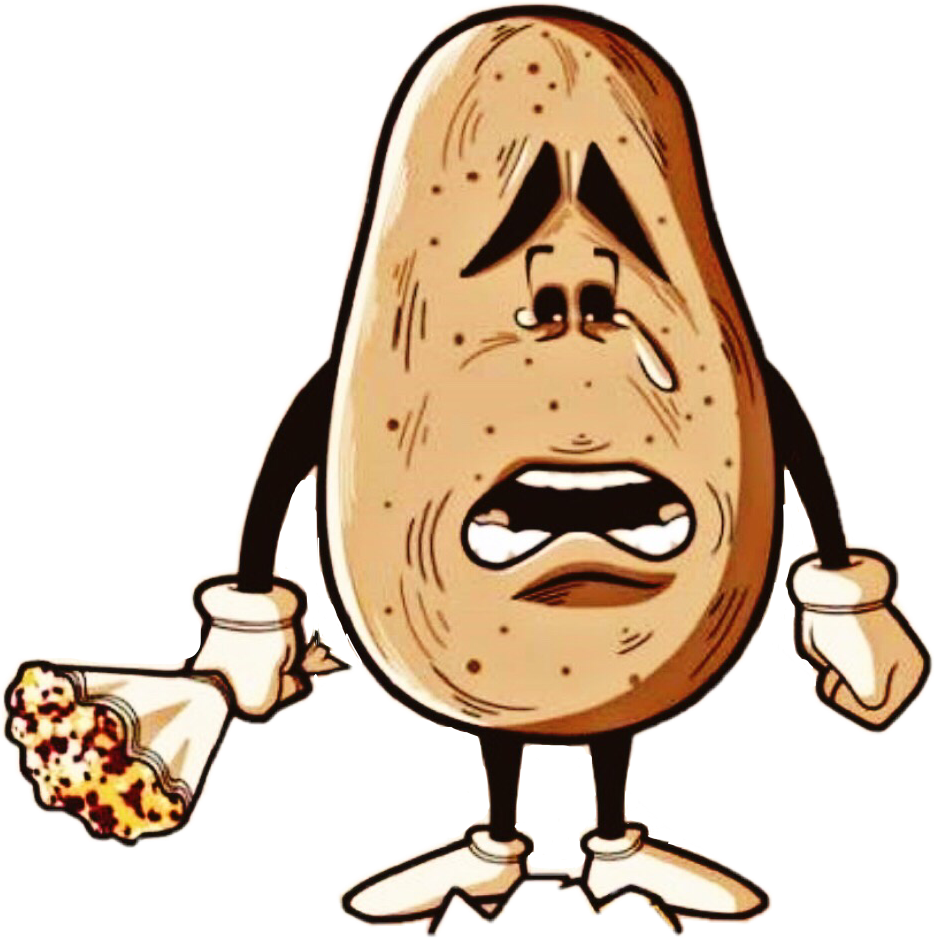 #sadpotato #sad #toolatetoolate #disappointed #damn Clipart (934x938), Png Download