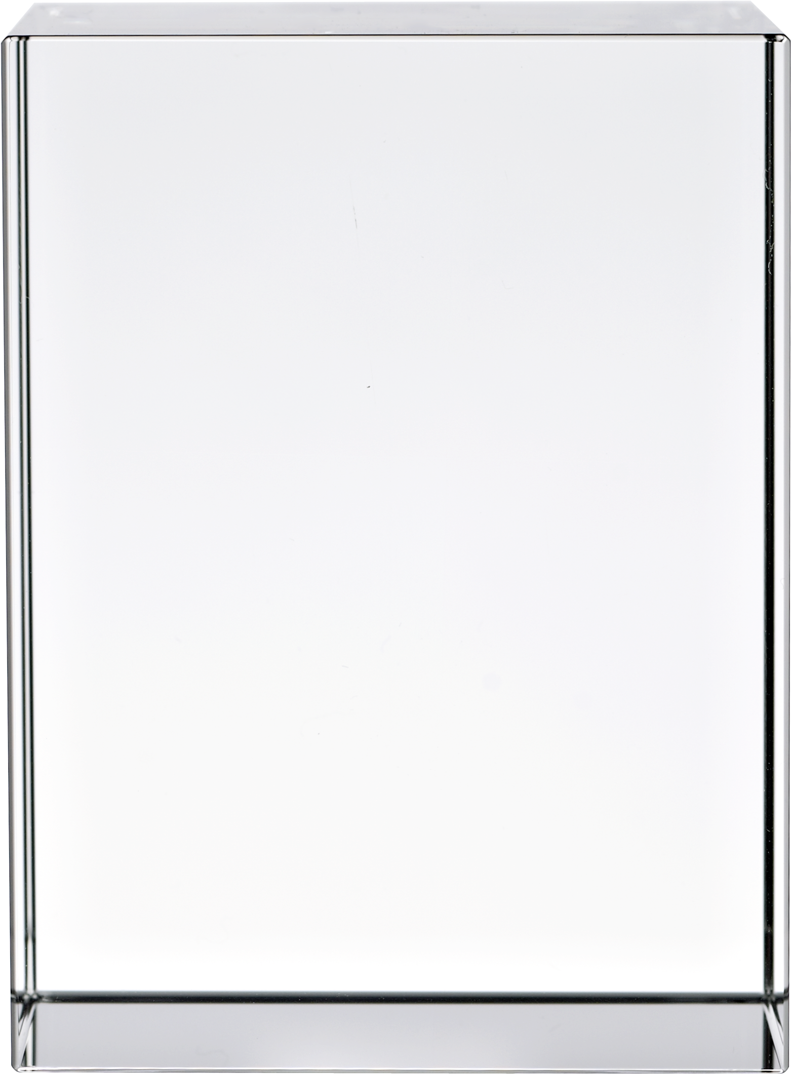 Glass Cube Ampere Pokal, 8cm , Transparent, Glass - Darkness Clipart (3744x3744), Png Download