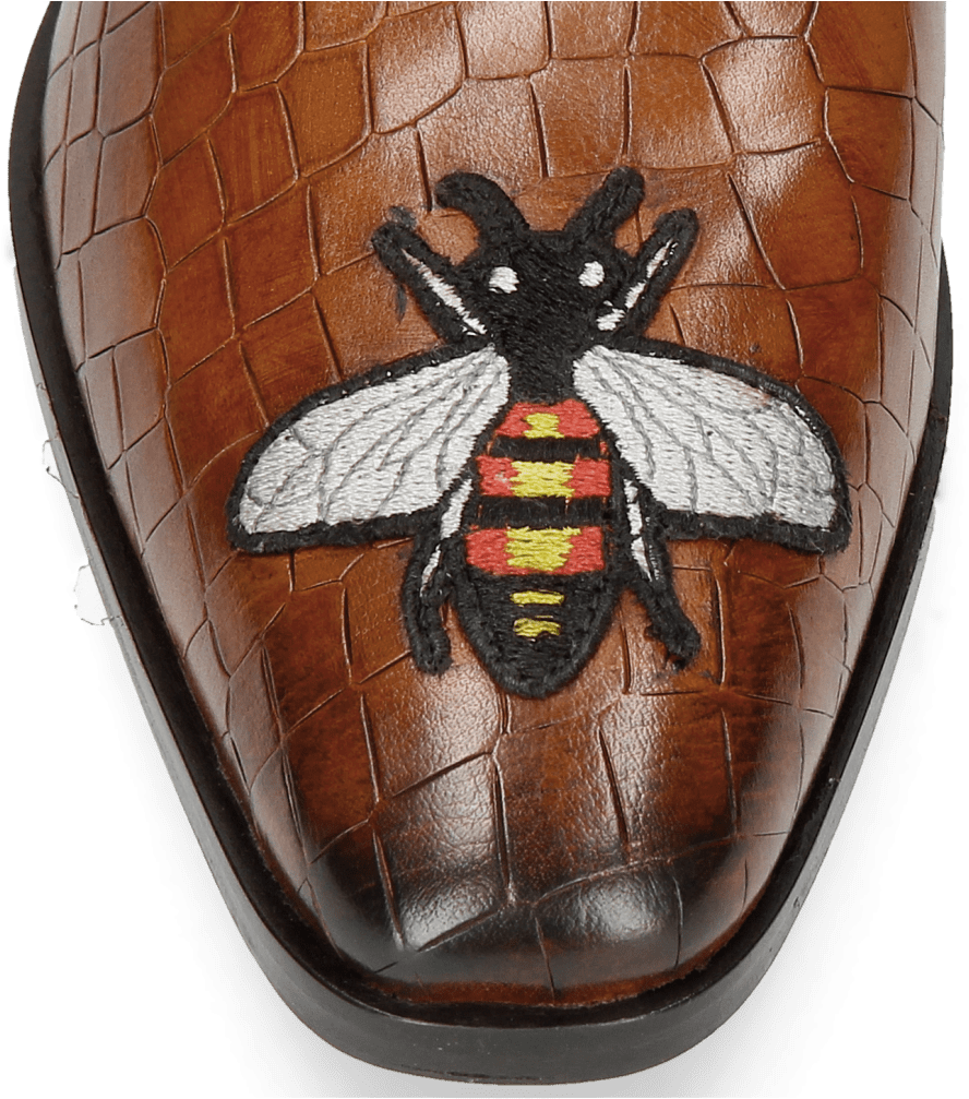 Loafers Prince 1 Crock Wood Toe Patch Bee - Hornet Clipart (1024x1024), Png Download