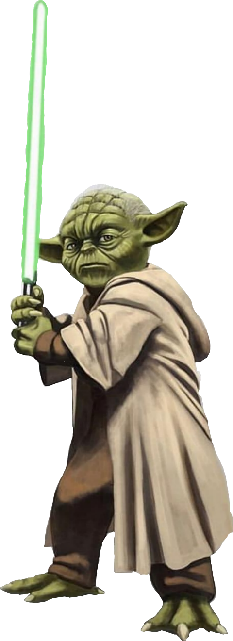 Yoda Clipart (480x1321), Png Download