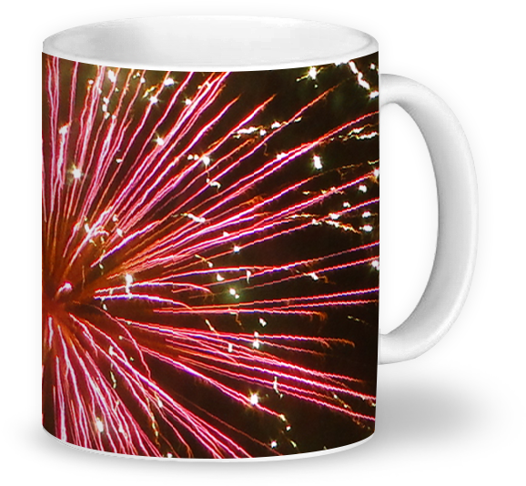 Caneca Fogos De Letícia Molinaresna - Fireworks Clipart (800x800), Png Download