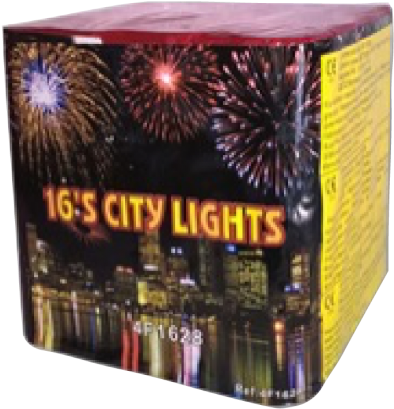 Bateria 16s City Lights - Fireworks Clipart (600x600), Png Download