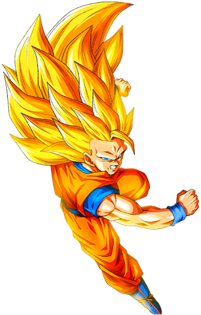 #goku #ssj3 #punch #angry #dragonball #dragonballz - Goku Black Rose Ssj 3 Clipart (409x640), Png Download