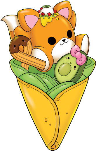 Sassy Fussy Fox - Cartoon Clipart (500x636), Png Download