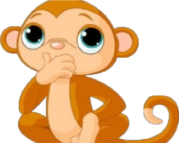 Monkey Clipart Transparent Background - Cartoon 3 Little Monkeys - Png Download (640x480), Png Download