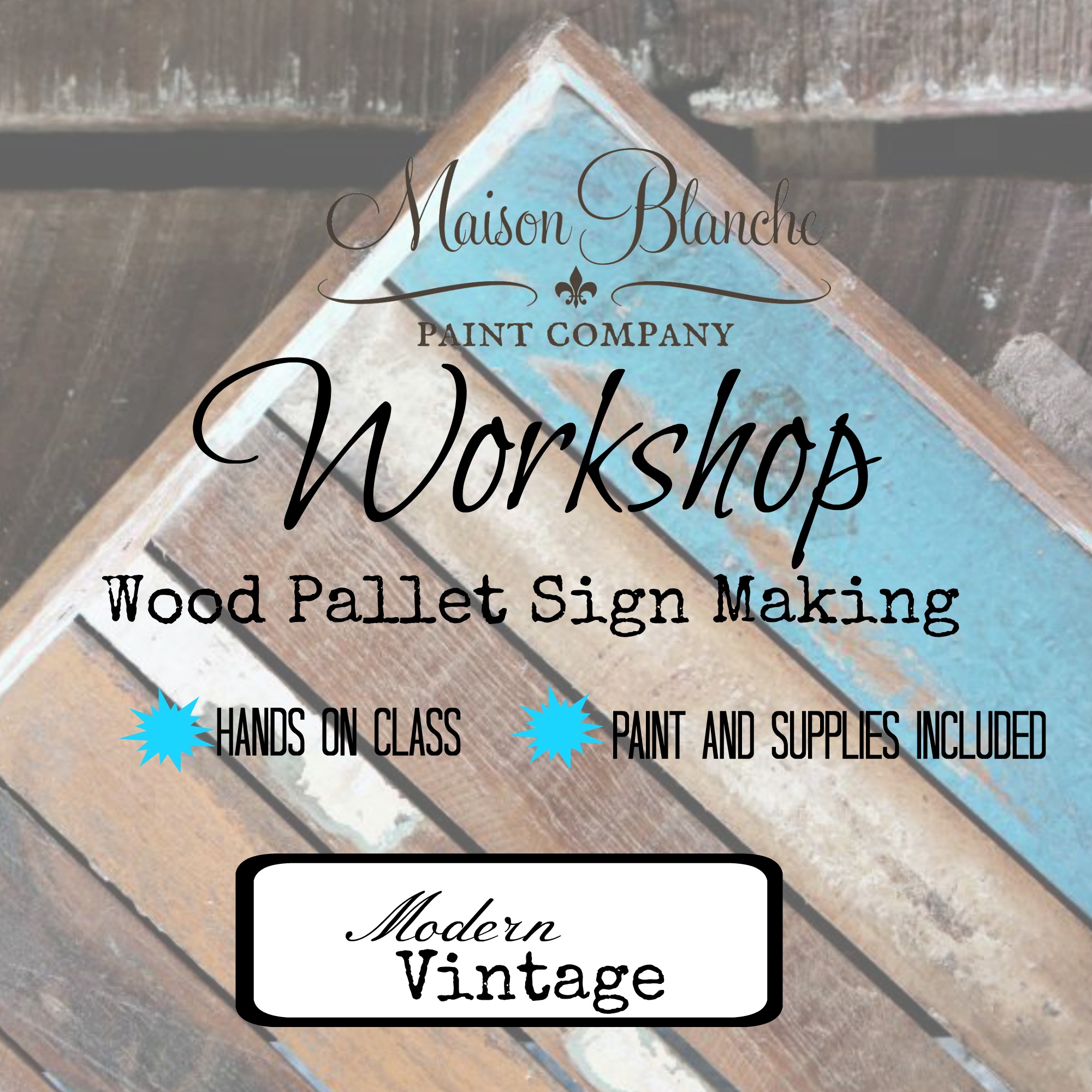 Pallet Sign Workshop - Hive Bangkok Clipart (2000x2000), Png Download