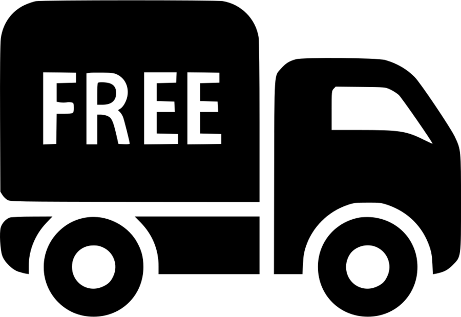 Truck Arrow Icon Clipart Car Computer Icons Truck - Free Delivery Logo Png Transparent Png (900x619), Png Download