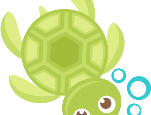 Sea Turtle Clipart Sea Themed - Under The Sea Clipart Turtle - Png Download (640x480), Png Download