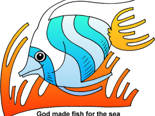 Angelfish Clipart Sea Fish , Png Download Transparent Png (640x480), Png Download