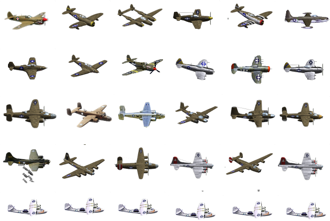 Download Fighter Plane Sprite Png - Plane Sprite Transparent Background
