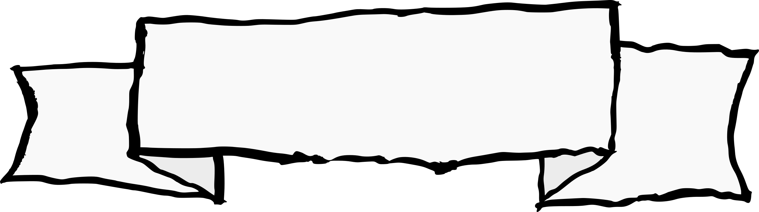 Free Download - Silhouette Clipart (2555x714), Png Download