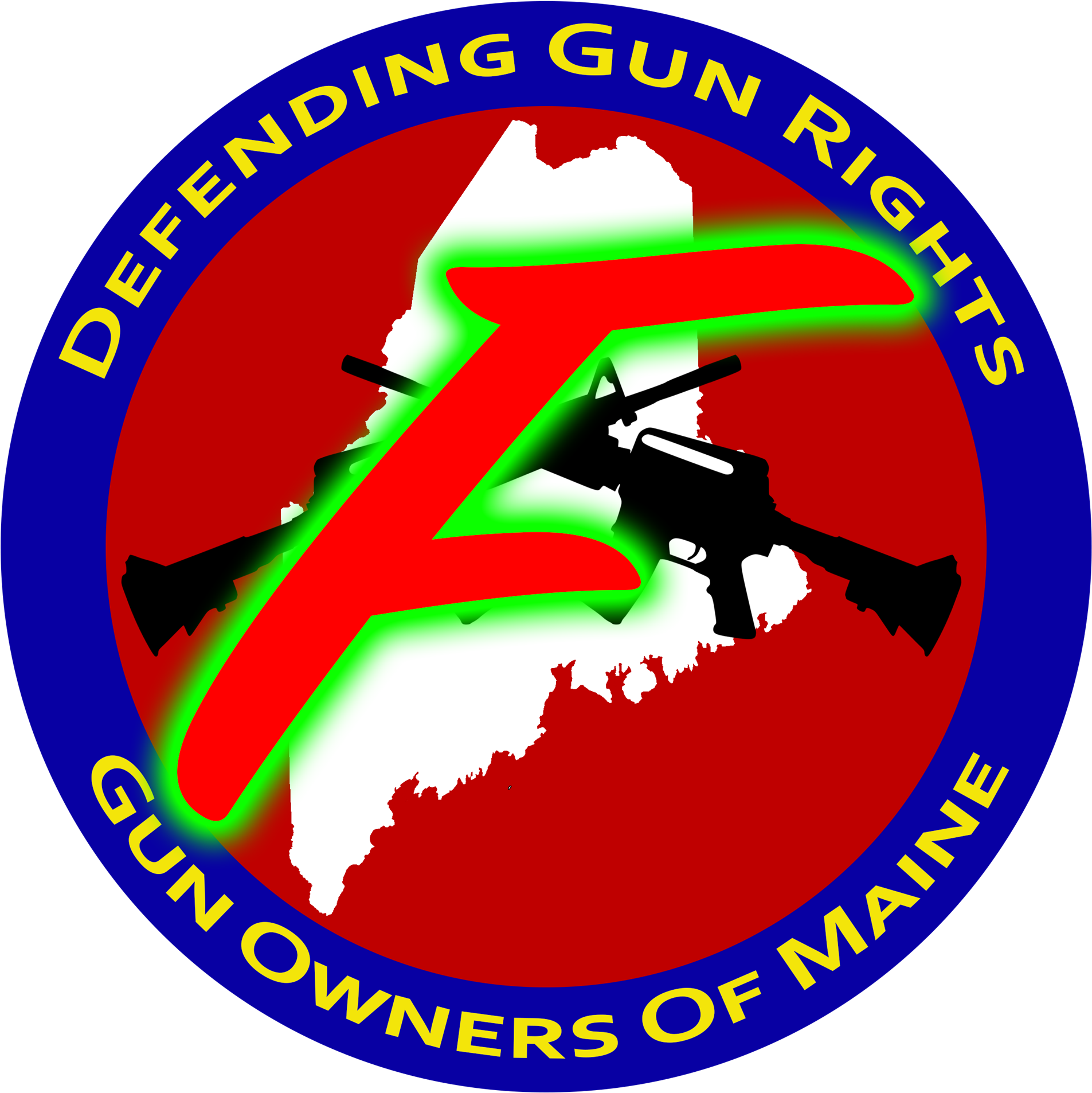 F - Gun Owners Of Maine Logo Clipart (1920x1920), Png Download