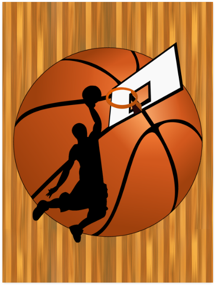 Basketball Slam Dunk Clipart - Png Download (800x800), Png Download