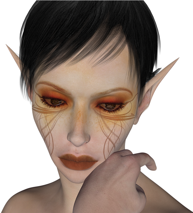 Eyes, Tattoo, Make Up, Face, Woman, Beautiful, View - Eye Shadow Clipart (720x720), Png Download