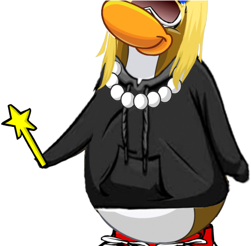 Red Hair Clipart Club Penguin Black Hoodie Club Penguin Cutouts Png Download Large Size Png Image Pikpng