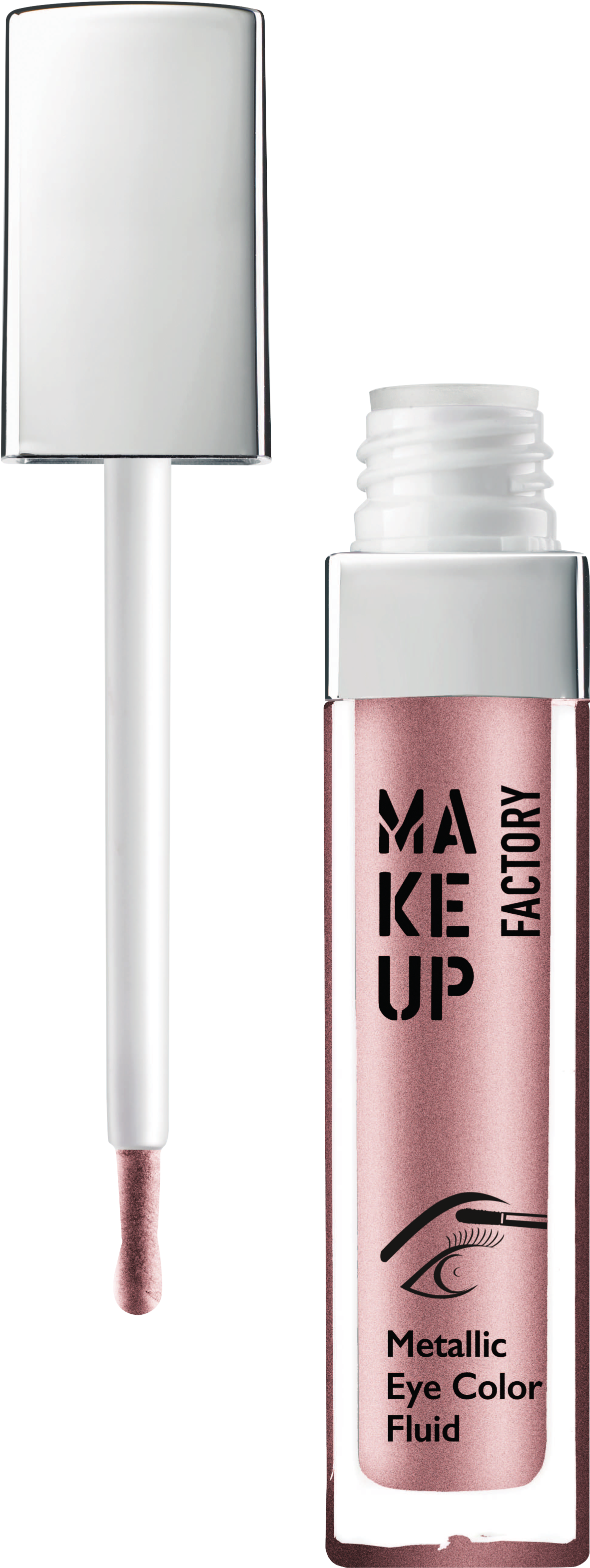 Metallic Eye Color Fluid Creamy Eye Shadow Fluid With - Make Up Factory Clipart (1742x3508), Png Download