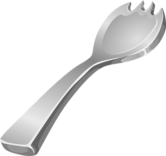 Free Photo Steel Kitchen Utensils Tools Metallic Fork - Spork Clipart - Png Download (640x604), Png Download