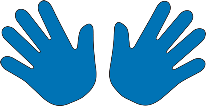 Mat Man® Hands - Mat Man Hands Clipart (700x533), Png Download