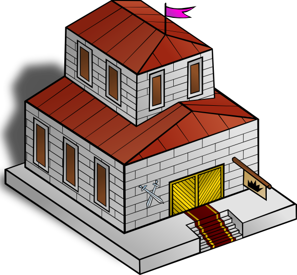 Town Hall Clipart - Png Download (600x554), Png Download